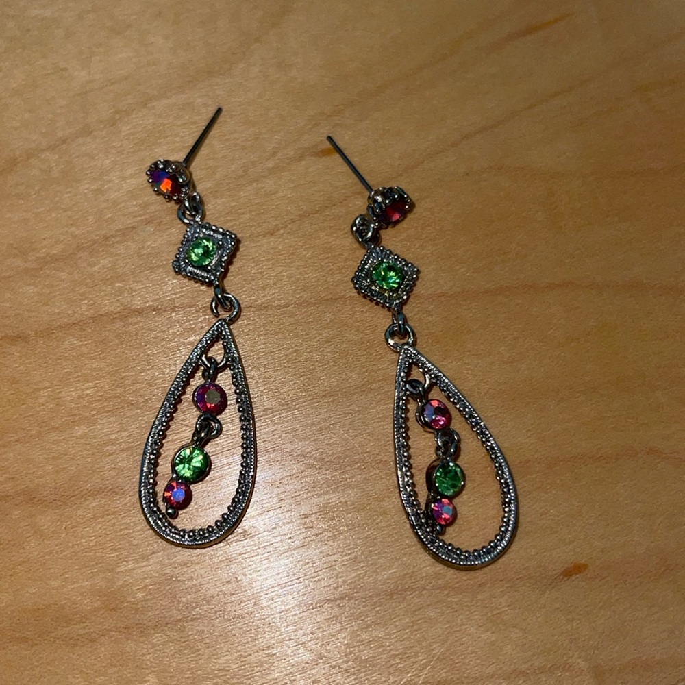 Multi colored earrings